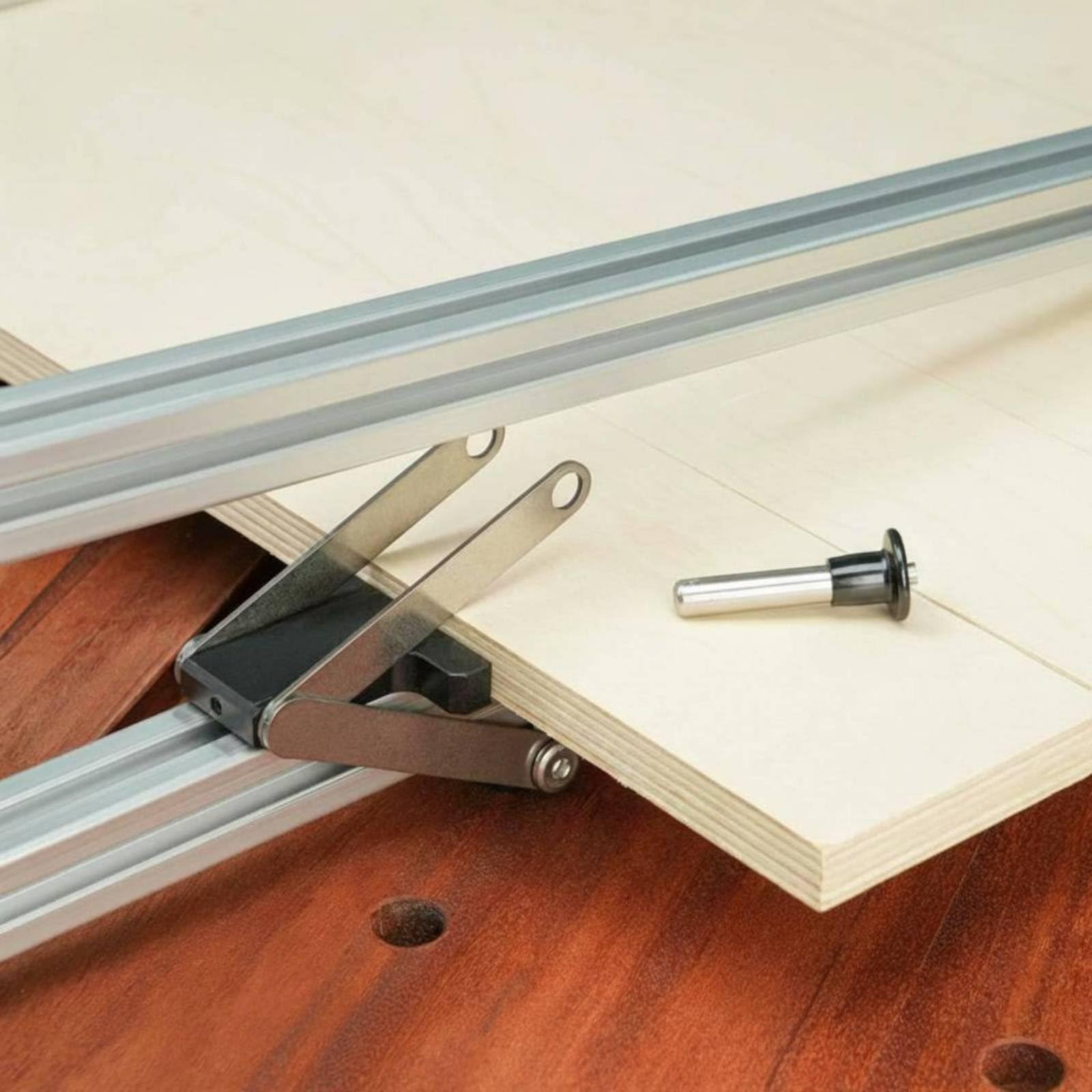 Abrazadera FG Apriete en 4 Direcciones Abrazadera de Paneles F Ajustable para Carpinteros, Carpintería, Taller