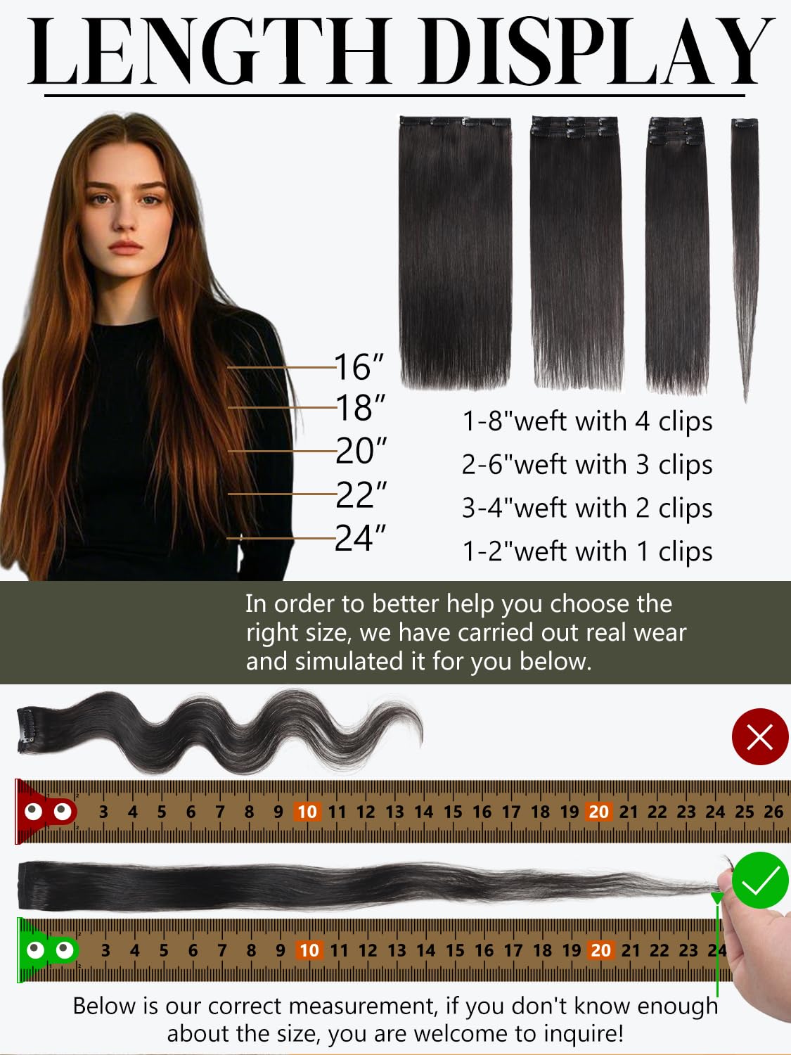 Loxxy Human Hair Clip in Extensions, 7 Pcs 120g Jet Black Hair Extensions Clip Ins Real Human Hair for Black Women, Straight Easy Attached