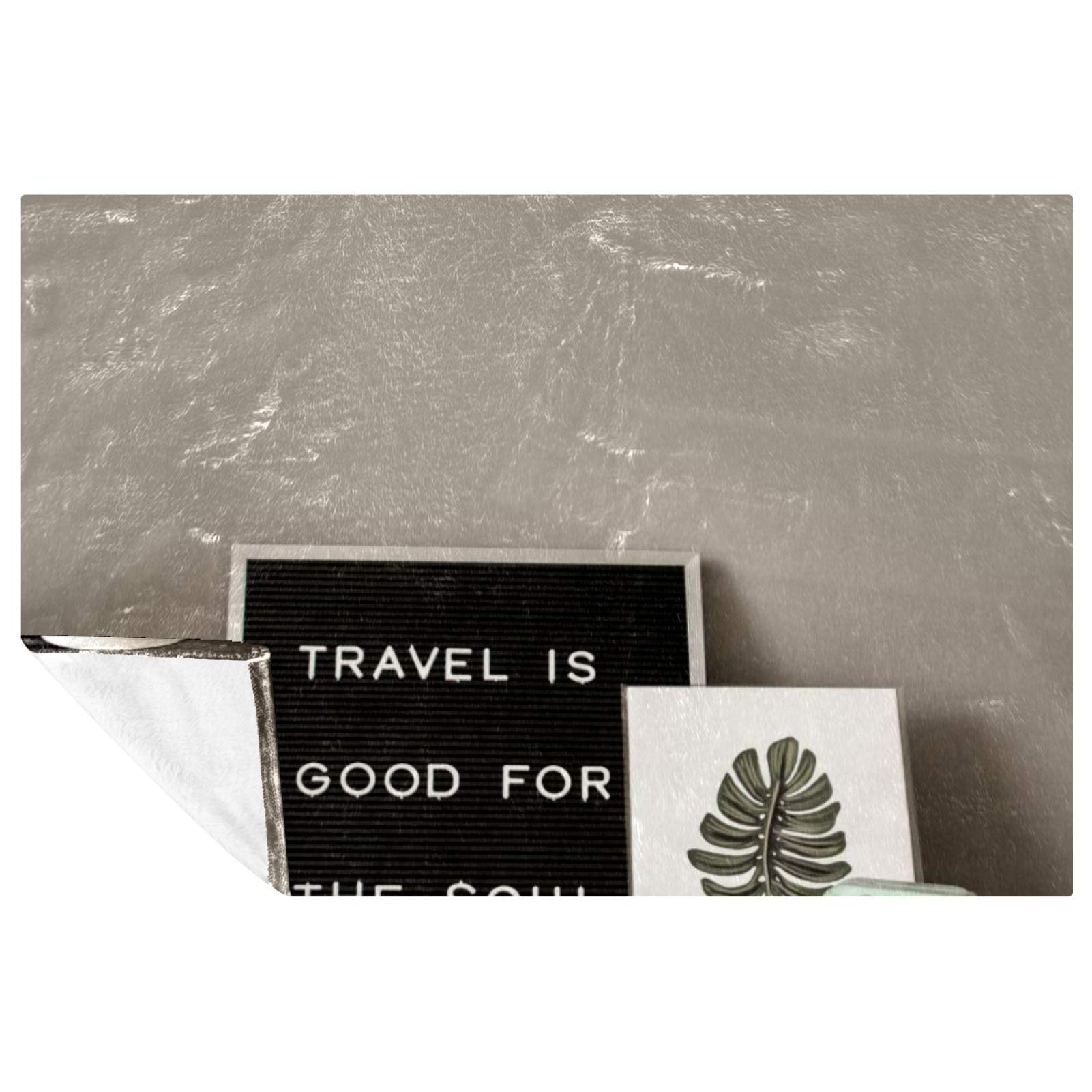Couverture motif mini appareils photo plaid passeport doux pour cadeau voyageurs