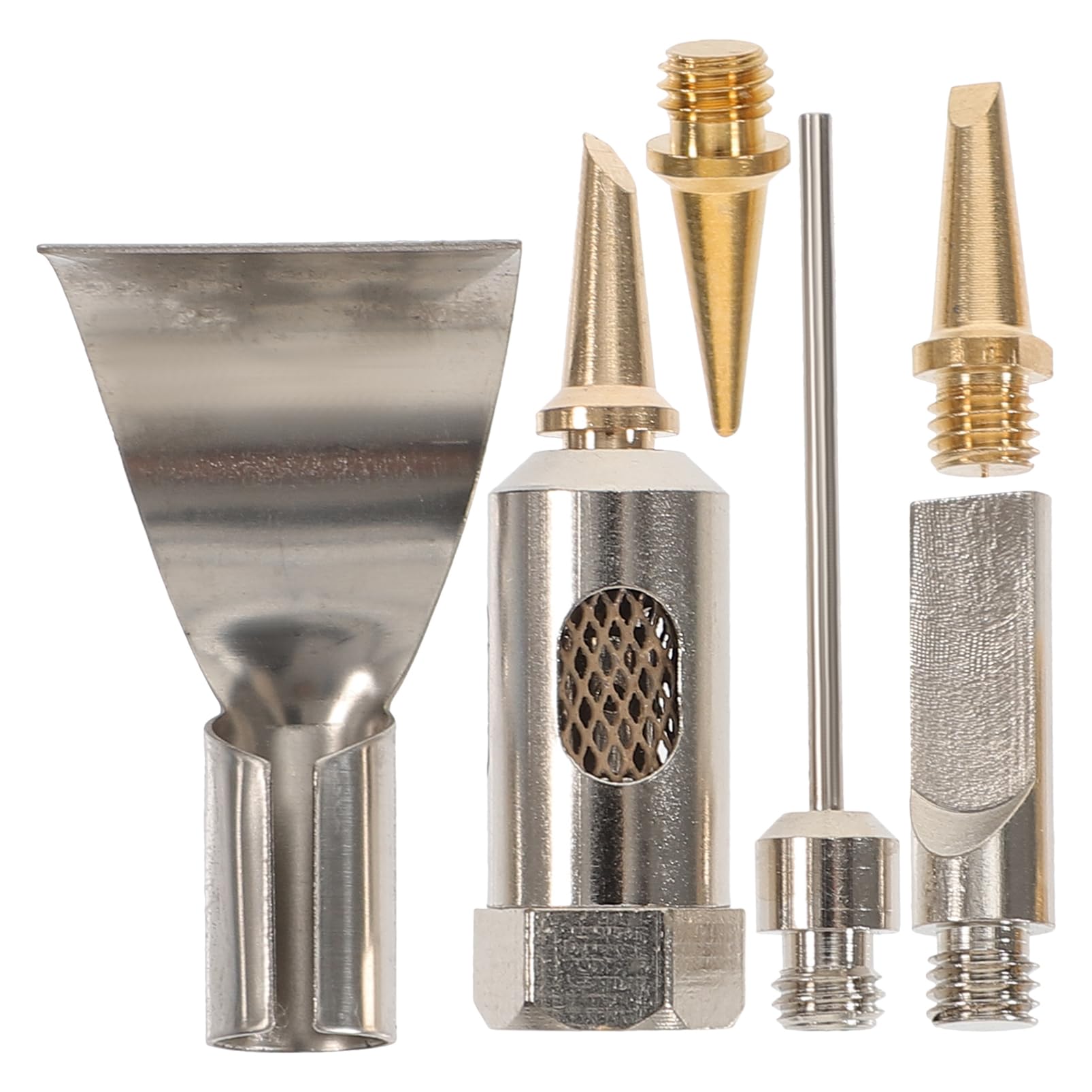 Mikikit 2 Sets Gas Soldering Kit Welding Accessories Drill Attachments Soldering Accessories Soldering Tool Welding Equipment Accessories Ar Attachments Welding Tool Metal Silver