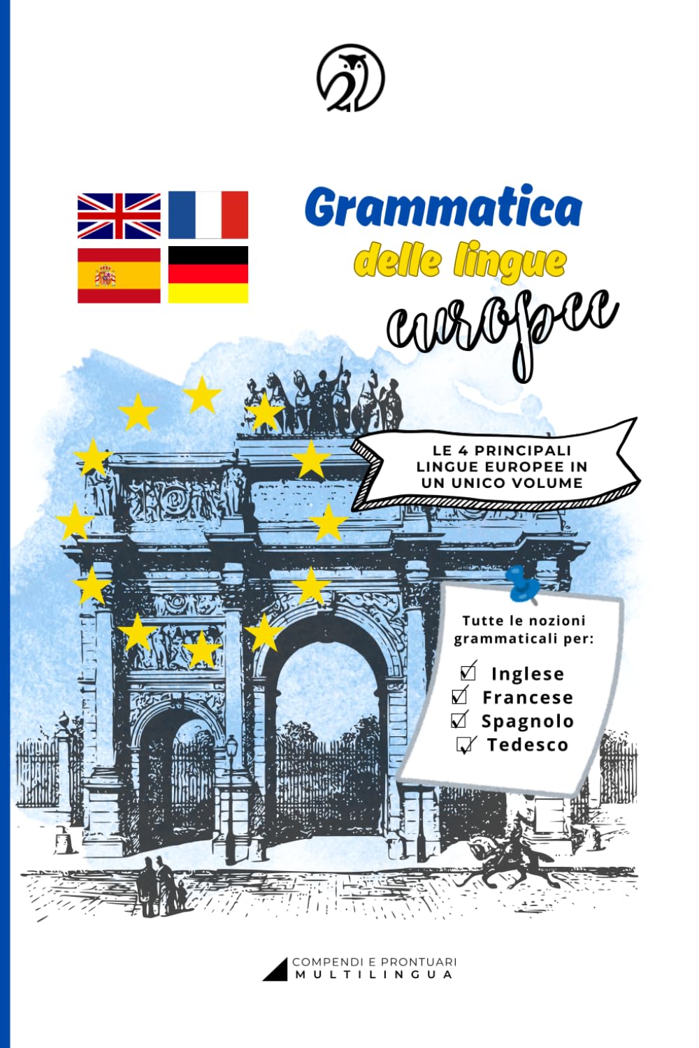 Grammatica delle lingue europee - Inglese, Spagnolo, Francese e Tedesco: Le regole fondamentali per imparare più lingue in un unico volume (Manuali di grammatica multilingua)