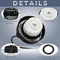 Vista 3 de Gas Cap, Fuel Cap for 2000-2020 Ram 1500 2500 3500, Dakota, Dodge, Grand Caravan, Journey, Durango, Caravan, Avenger, Challenger, 2003-2020 Wrangler