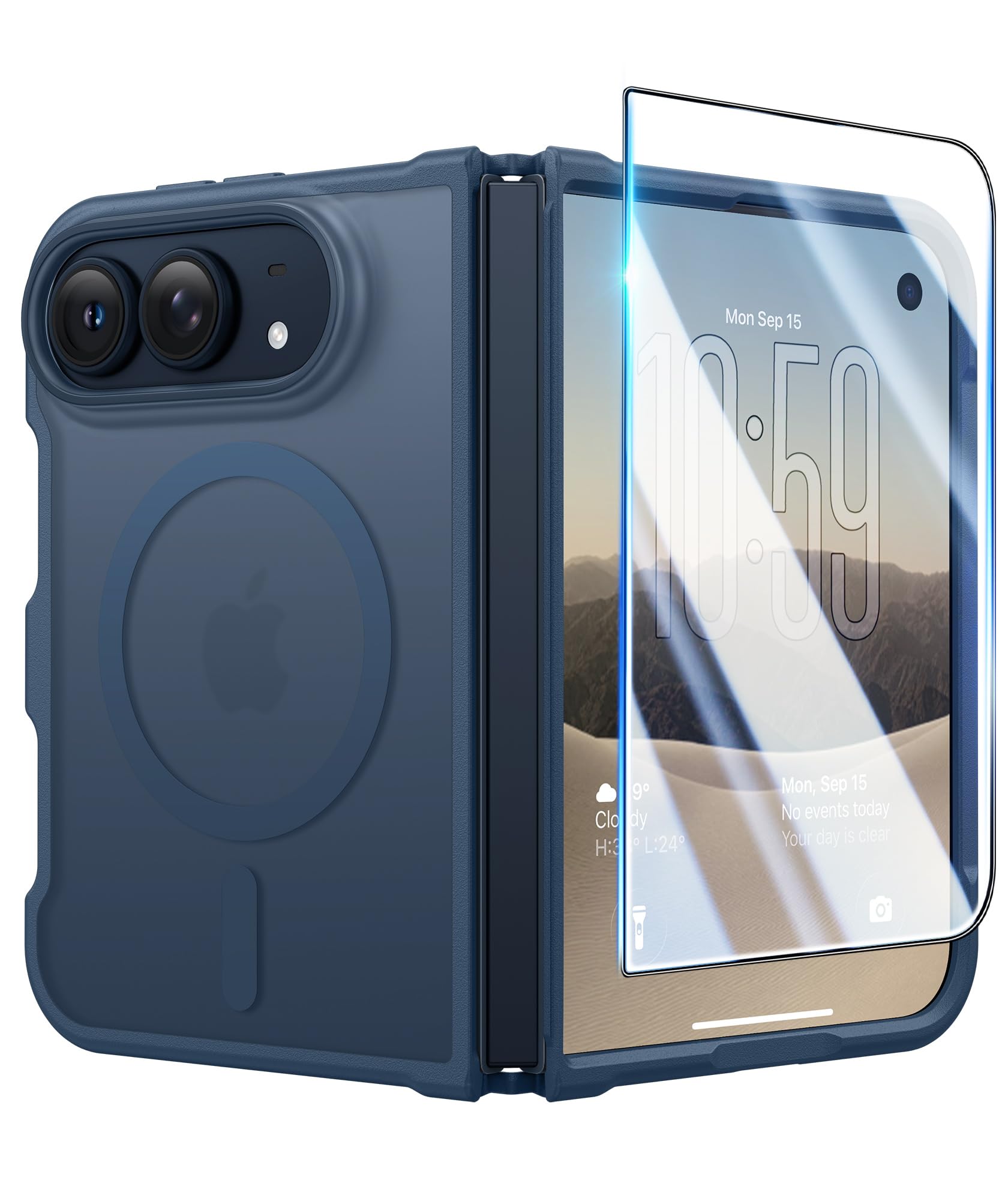 FNTCASE for iPhone Duo Case Matte Compatible with Magsafe