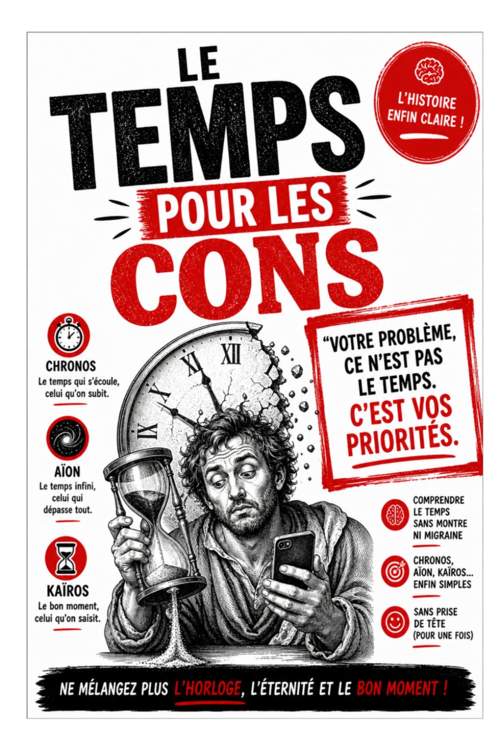 LE TEMPS POUR LES CONS: Votre problème ce n'est pas le temp, c'est vos priorités !: 4 (LIVRES POUR LES CONS)