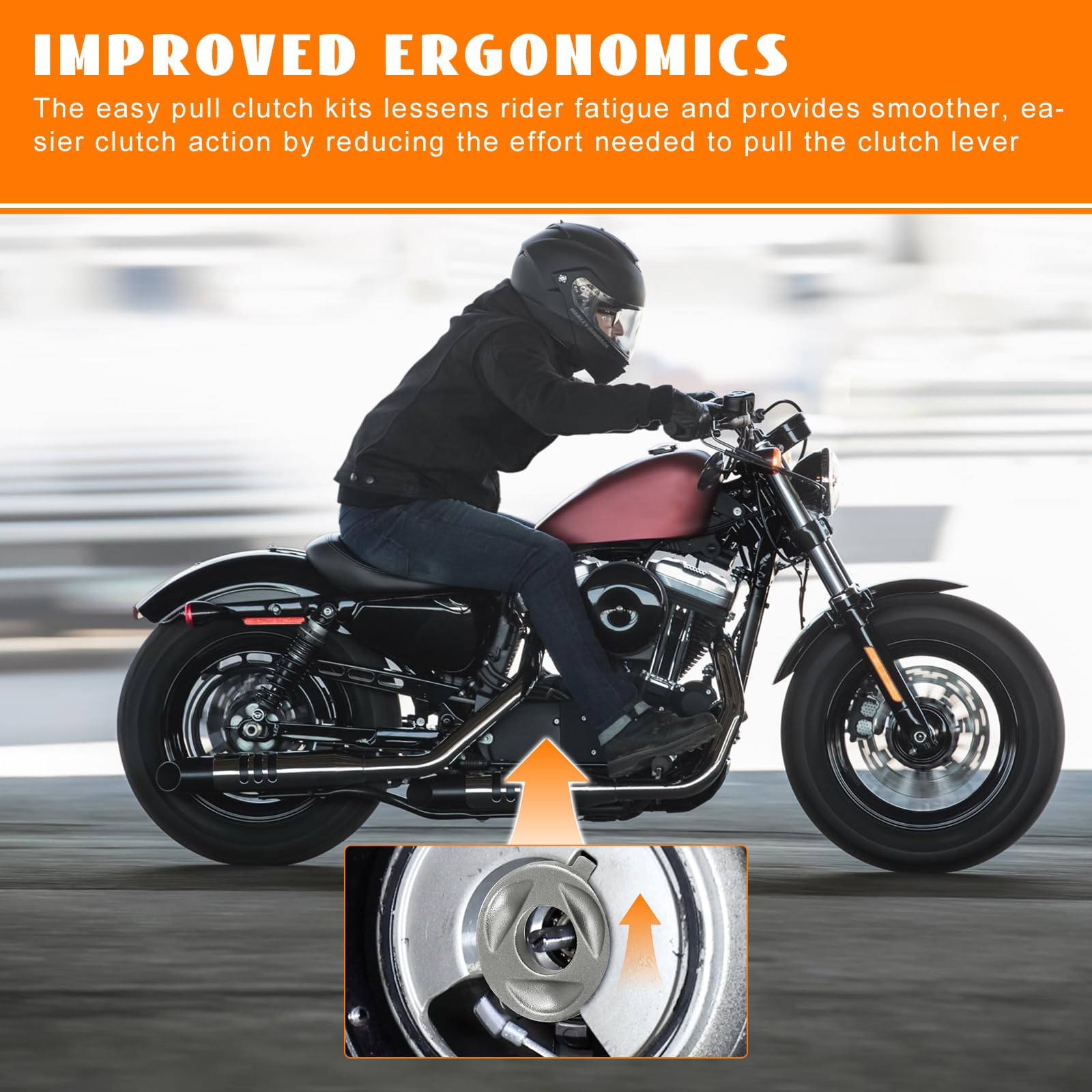 Snapklik.com : Eumti Motorcycle Sportster Power Clutch Release Ramp ...