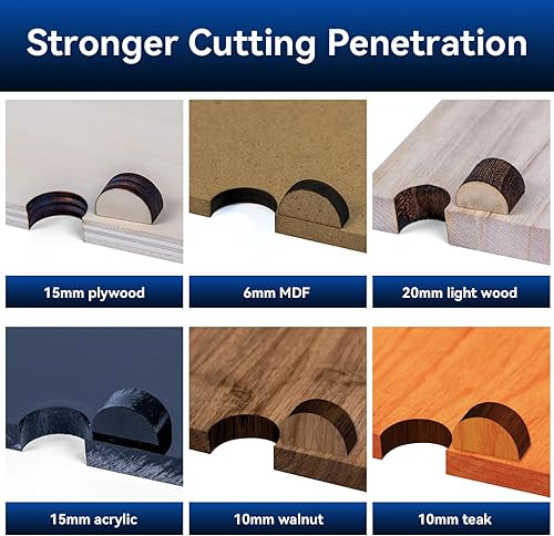 Miniatura 3 de SCULPFUN S30 Ultra - Grabador láser grande de 11 W con asistencia de aire inteligente y kit de extensión de 23.622 x 23.622 in, área de trabajo,