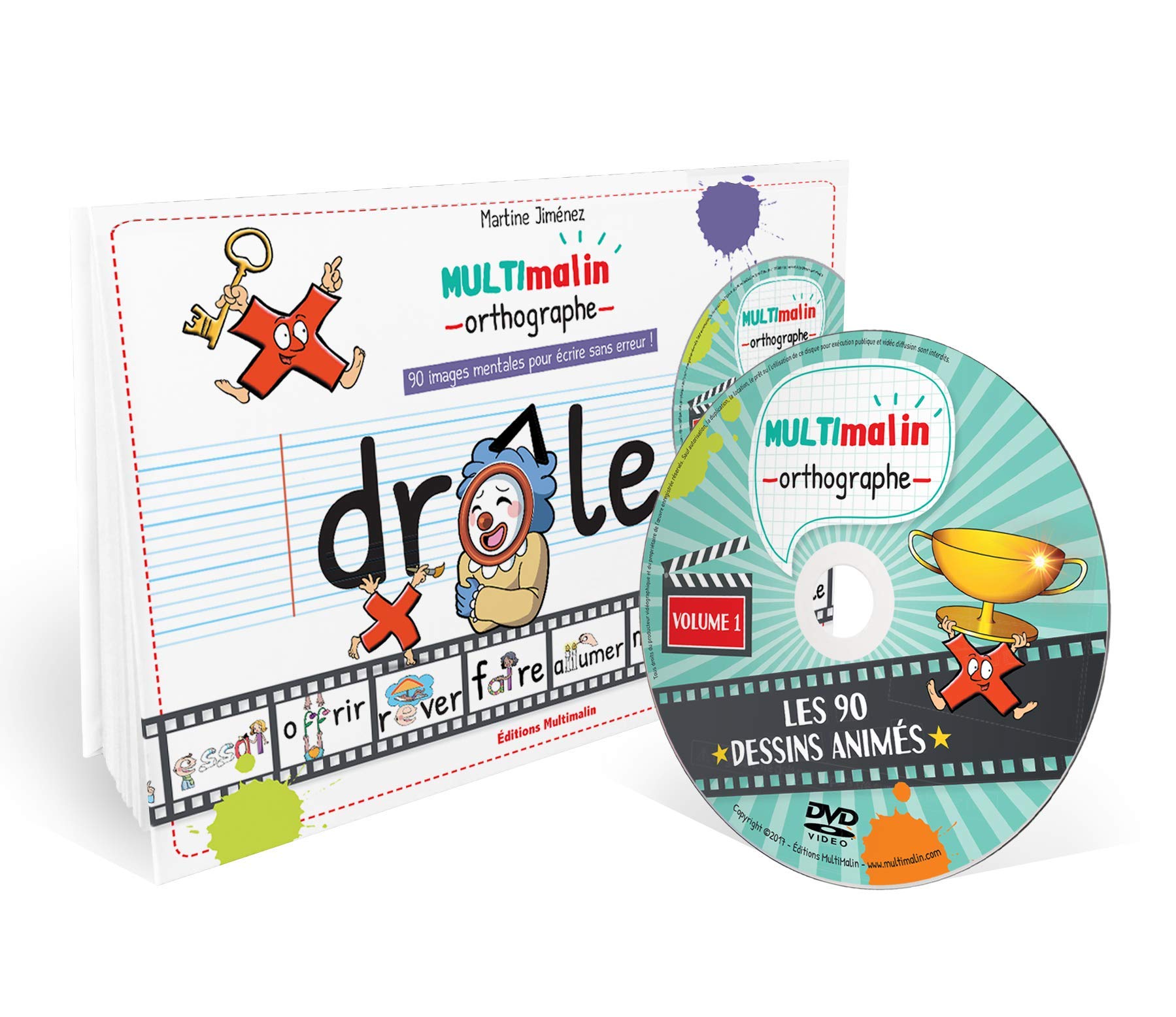 MULTIMALIN ORTHOGRAPHE : CAHIER + DVD