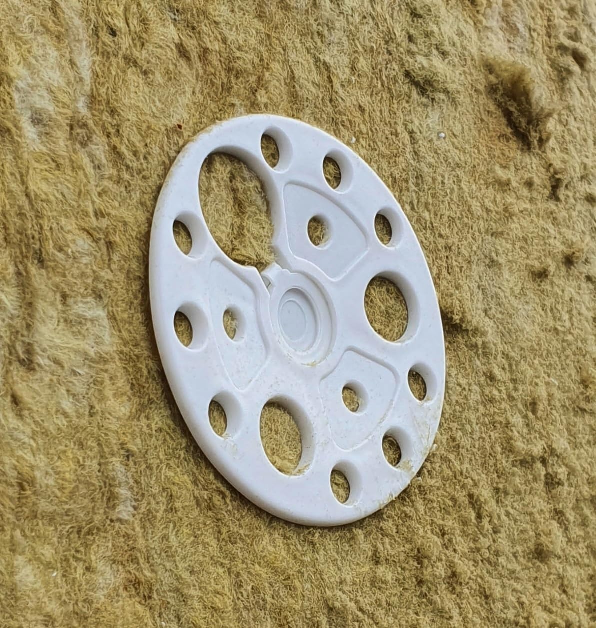 Rondelle In Polipropilene Da 60 Mm Per Il Fissaggio E Il Supporto Di Tutti I Tipi Di Pannelli E Fogli Isolanti Da Morbido A Medio Medio, 100 Pezzi