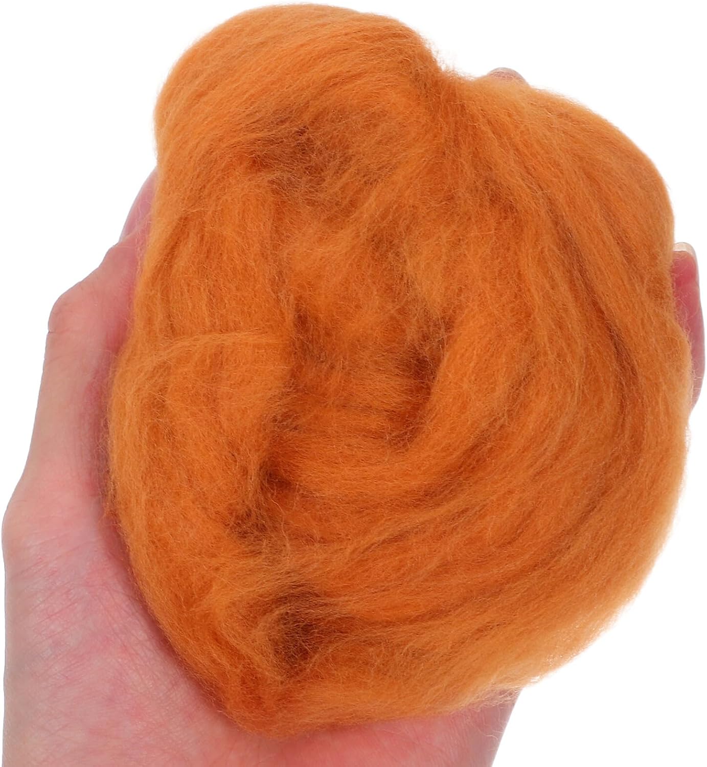 GLSTOY Multi-Color Wool Roving for Needle Felting Solid Color Felting Wool Roving Yarn for Beginners DIY Crafting Hand Spinning Weaving