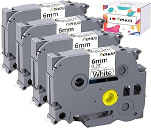 Cinta De Etiquetas Compatible Con Brother – Paquete De 2 Piezas P Touch De Repuesto Para Brother - Foto 7