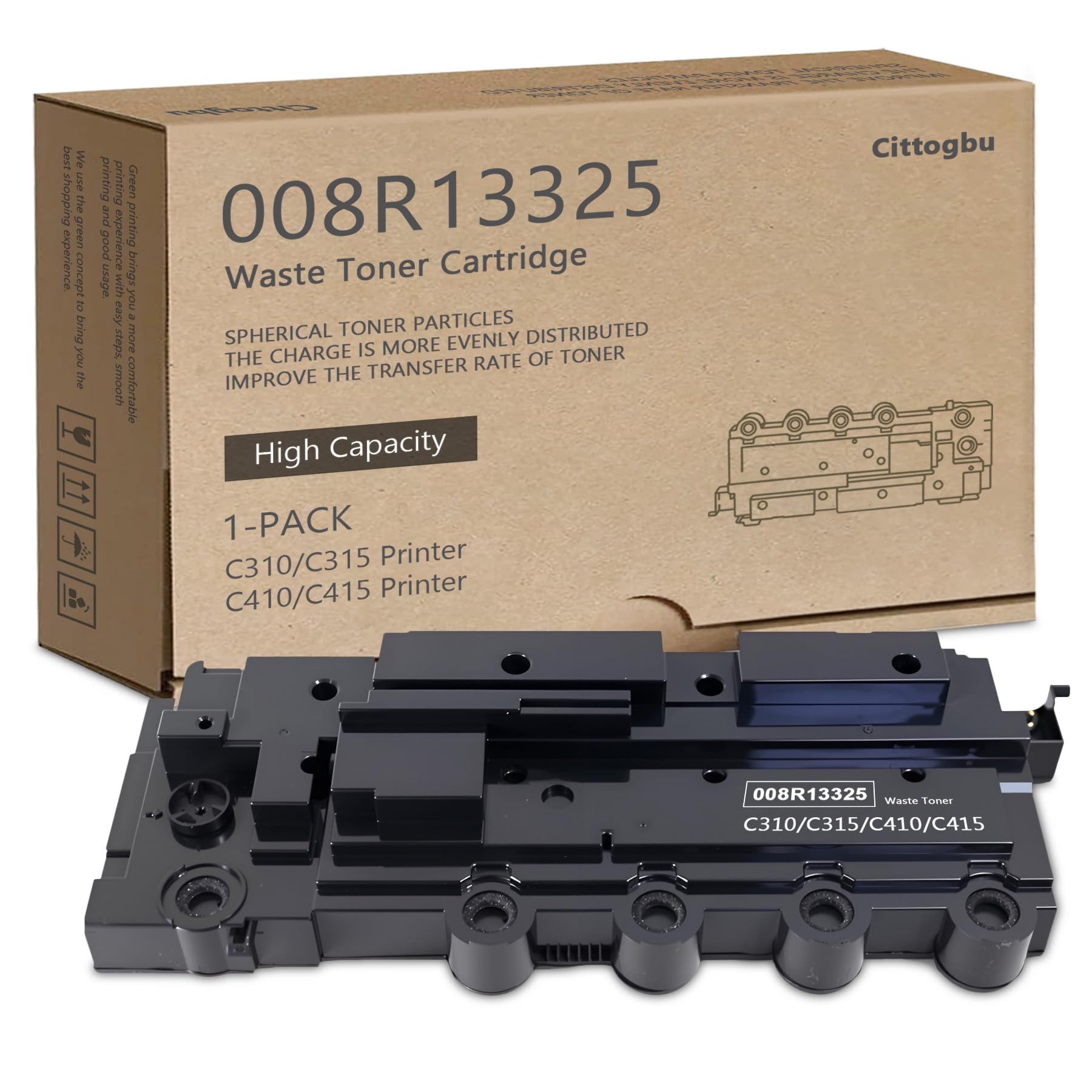 C310/C315 Waste Toner Bottle 1 Pack - 008R13325 Waste Toner Replacement for Xerox C310 C315 C410 C415 Printers