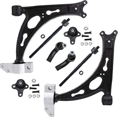 Miniatura 219 de Detroit Axle - Kit de suspensión delantera de 8 piezas para Toyota Sienna 2004-2010, brazos de control inferiores con rótulas interiores exteriores