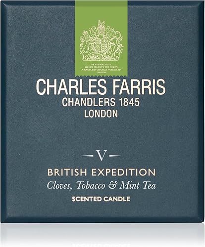 Vista 2 de Charles Farris Vela perfumada de lujo – 1 mecha, vertida a mano, larga duración, combustión limpia, 7.5 onzas, quema hasta 50 horas, fabricada