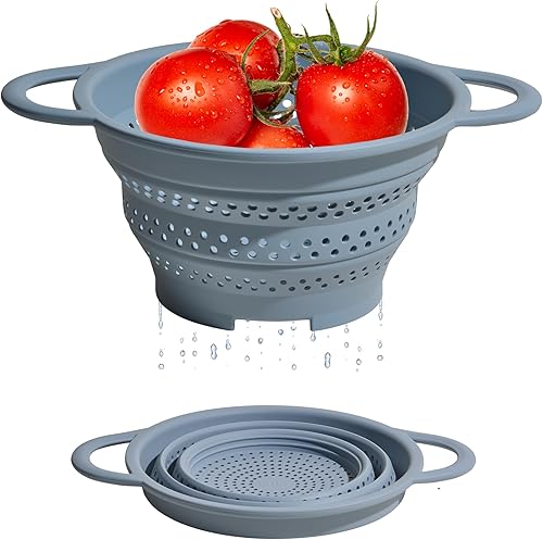 Collapsible Silicone Colander Set
