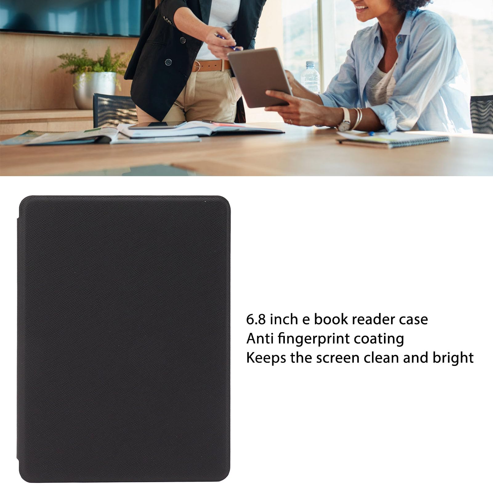 Funda para Lector de Libros Electrónicos, Protección Integral, Funda para Lector de Libros Electrónicos, a Prueba de Huellas Dactilares, 6,8 Pulgadas para Protección (para Kindle)