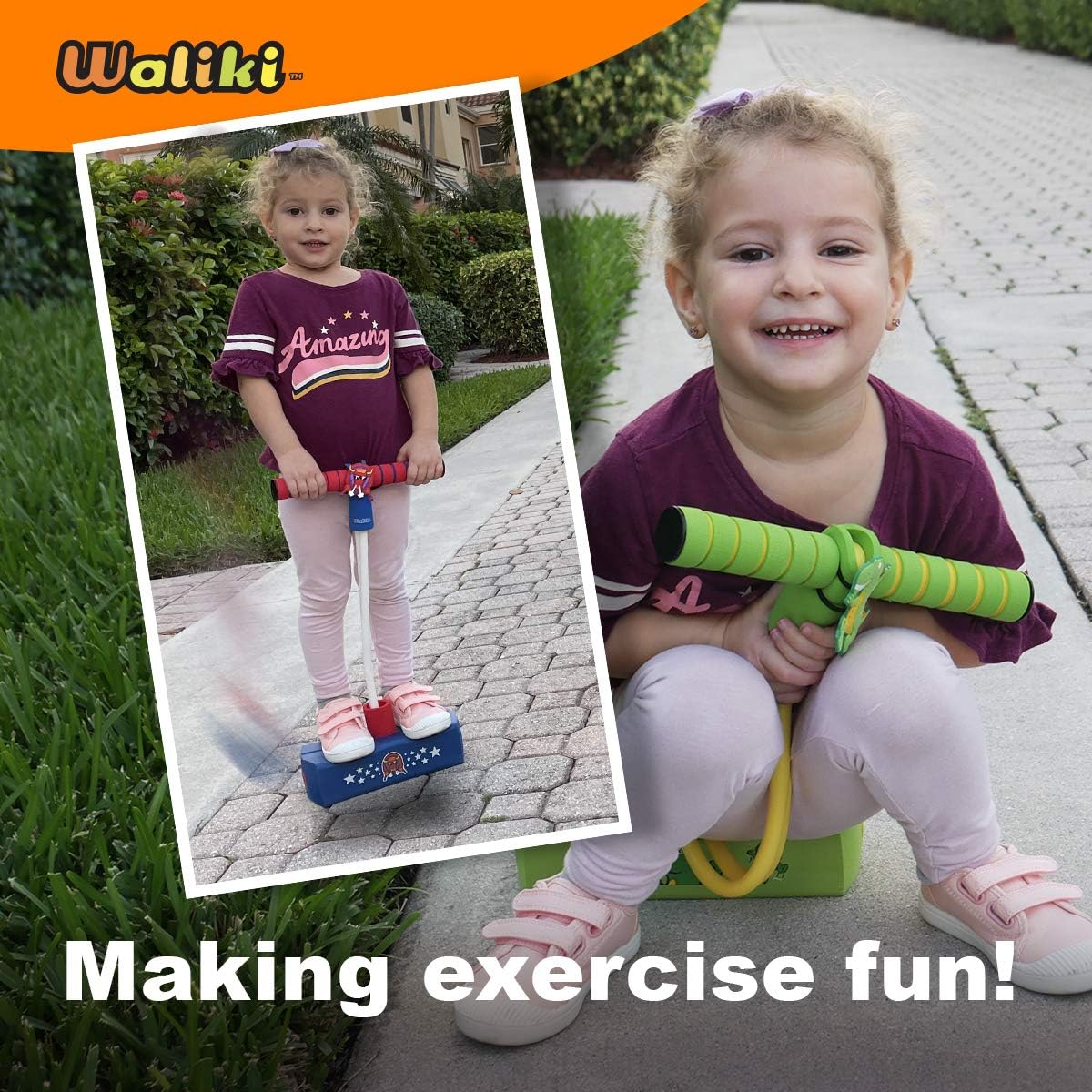 WALIKI Foam Pogo Jumper | Turtle Hopper | Best Toy for 5 Year Old