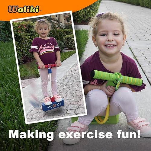 Miniatura 21 de WALIKI Foam Pogo Hopper Bull Jumper El mejor juguete para niños de 5 años Rojo