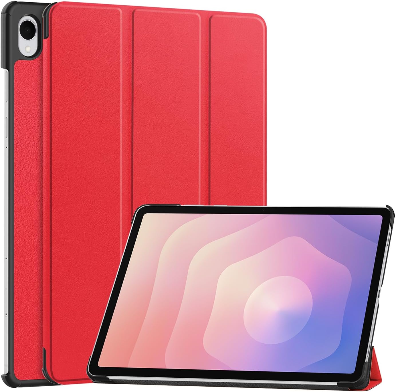 Samsung Galaxy Tab S11 11インチタブレット用ケース - PUレザー+ PC保護カバー 折りたたみスタンド付き