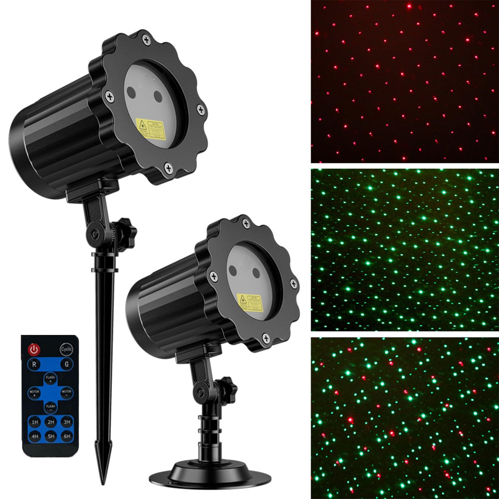 Amazon.co.jp: クリスマス プロジェクターライト 赤緑変化 LED投光器