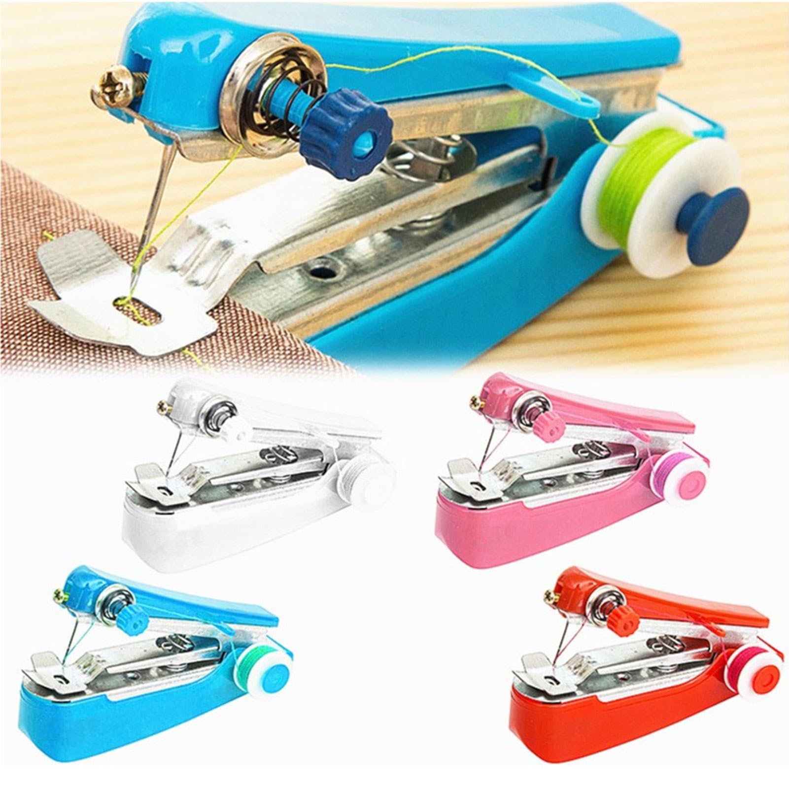 Mini-Nähmaschine - Handstichgewebe, tragbarer Werkzeughersteller, Kompaktes manuelles Gerät | Langlebige Kreative Leichte Nähmaschine Für Kinder Anfänger Quilten Kleidung Vorhang Reparatur