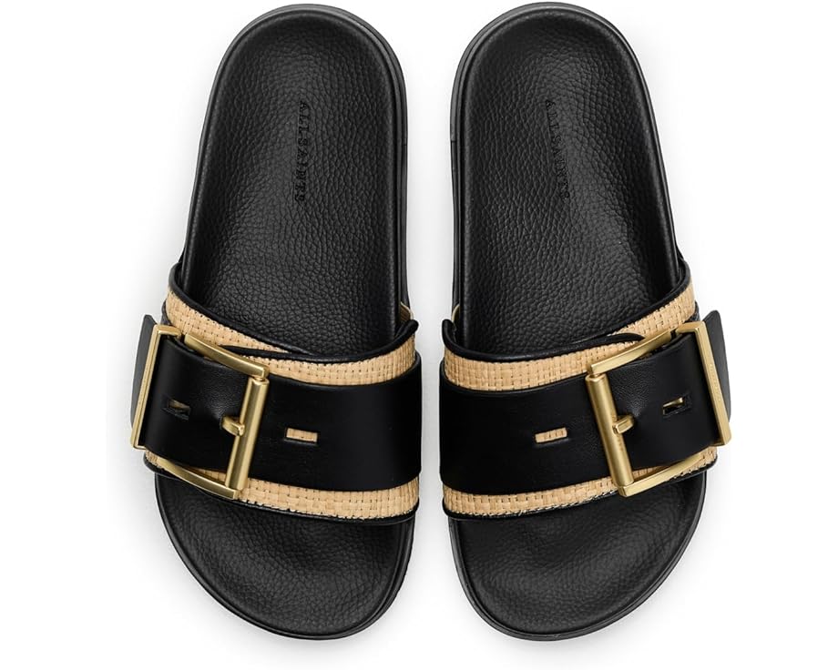 AllSaints Ellie Raffia Slider - Top View