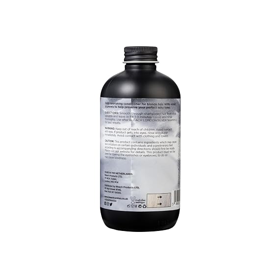 Bleach London Silver Toning Conditioner Ashy Purple Blonde 8.45 fl oz