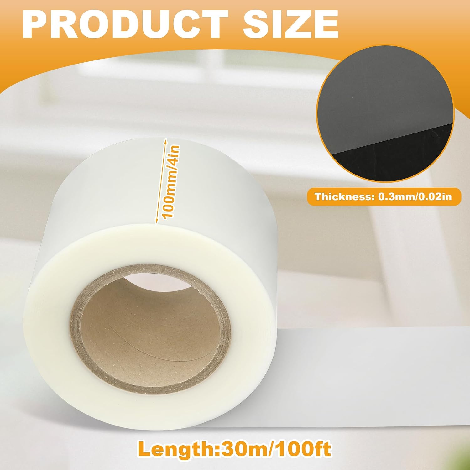 Press Brake Urethane die Protection Film (4 inches x 0.02 inches x 100ft)