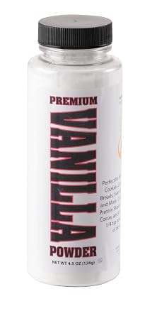 VANILLA POWDER - Pantry Essential! For Baking and Confectionery, Desserts, Custards, Warm Drinks, Smoothies, Coctails, Ice Cream, Savory Dishes, Coffee, Yogurt, Protein Shakes, Spice Rubs, Powder Flavoring, Easy To Use,