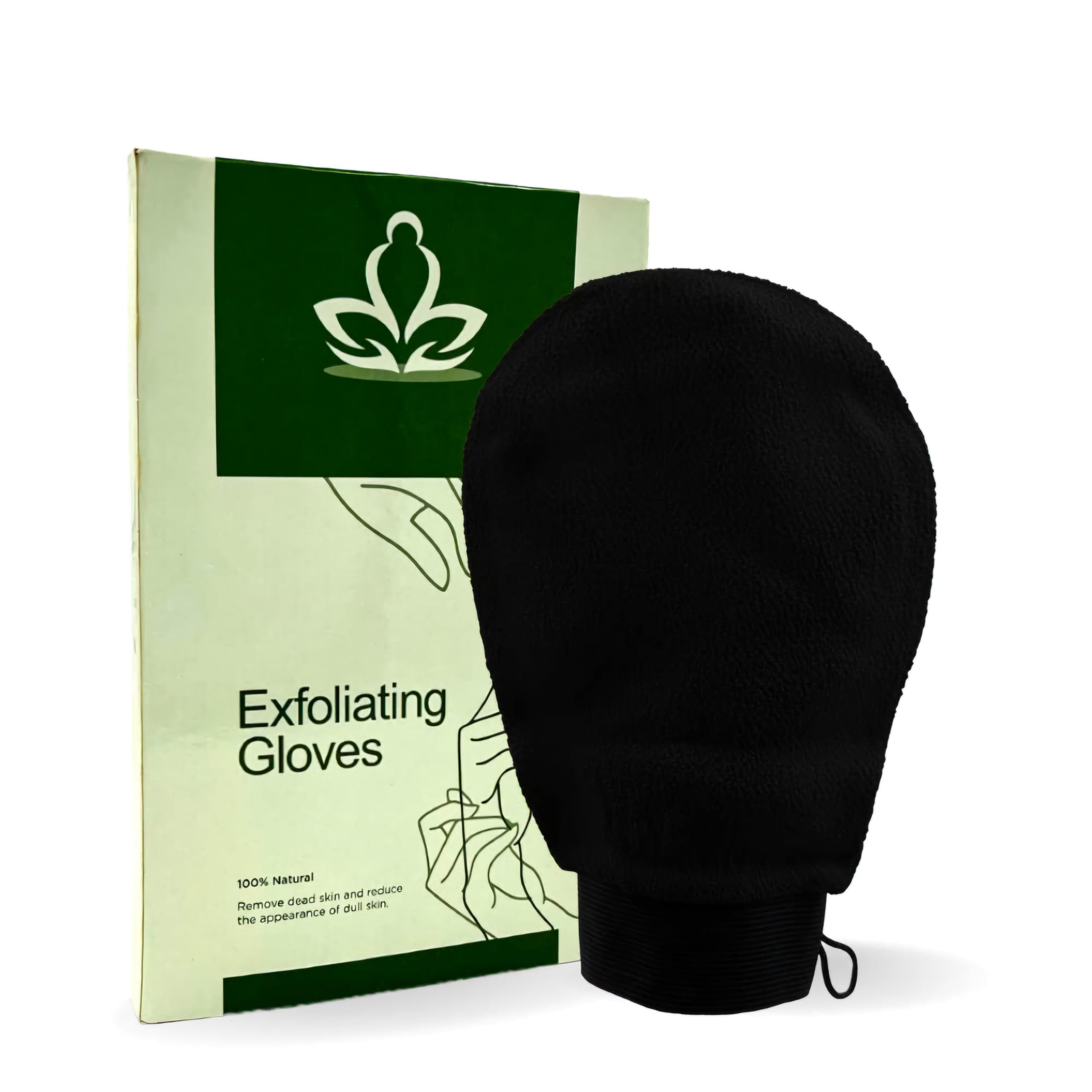 Dustex Exfoliating Bath Scrub Glove Tan Magic Bath Glove Body Scrub Glove Imported Directly From Morocco (Black)-picture-30