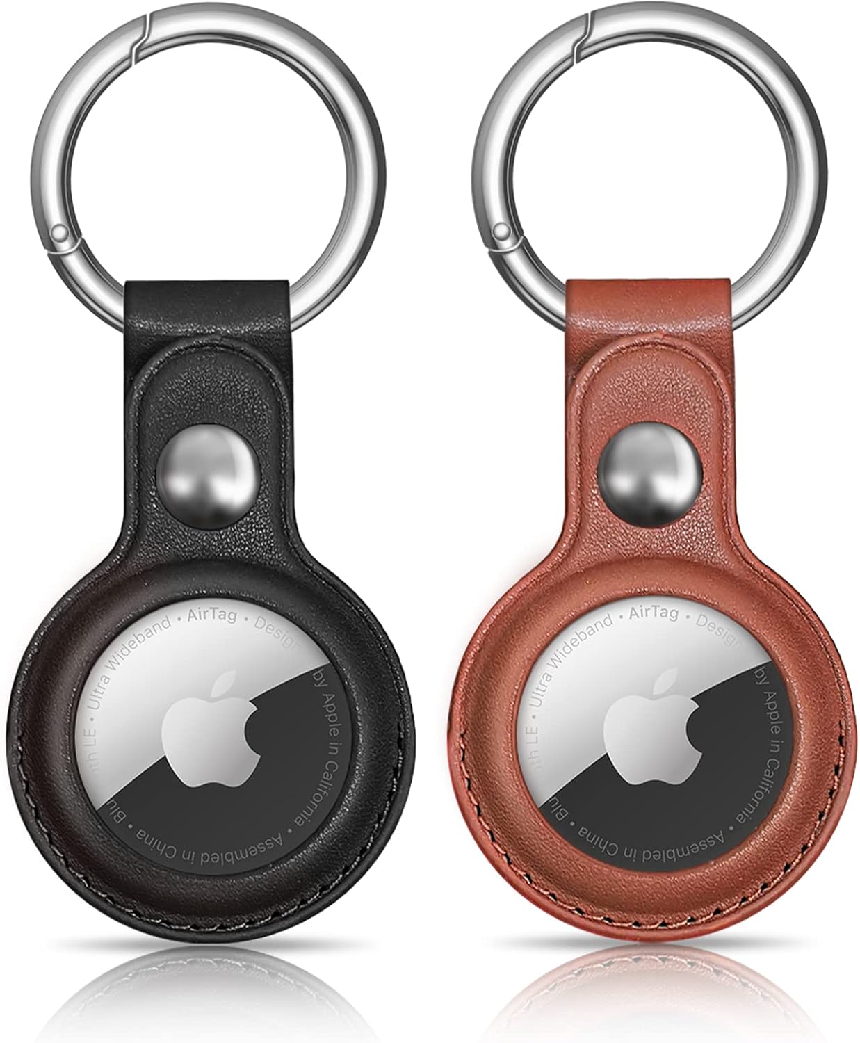 Woyinger Air Tag Keychain for Apple Airtags Holder,2 Pack