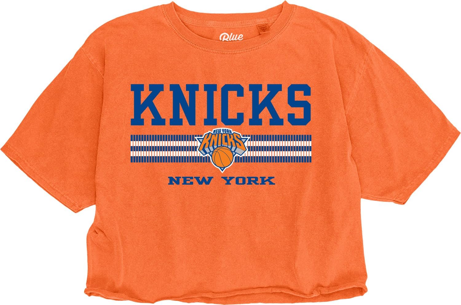 Blue 84 NBA Womens NBA Officially Licensed Women's Crop Top T-Shirt Ringspun Alternate Color - Image 2