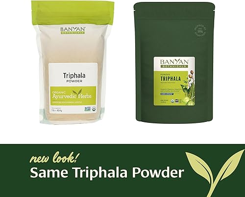 Miniatura 7 de Banyan Botanicals Triphala en polvo, fórmula orgánica y equilibrada y aprobada por el USDA para la desintoxicación y rejuvenecimiento, 1