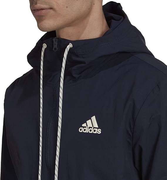 adidas Mens 3-Stripes Tape Sportswear Jacket