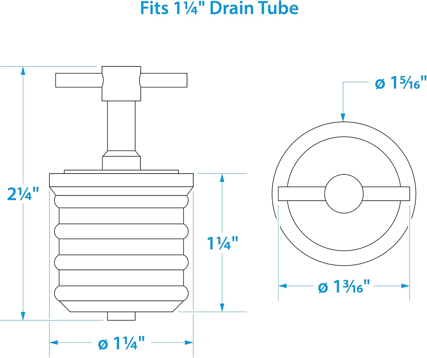 Seachoice Twist-Turn 1.25 in. Marine Boat Brass Drain Plug w/Neoprene Seal : Boating Plumbing Fittings : Sports & Outdoors