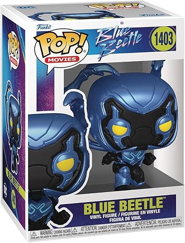 Miniatura 2 de POP DC Heroes: Blue Beetle - Figura de vinilo Funko Blue Beetle (incluye funda protectora de caja compatible), multicolor, 3.75 pulgadas