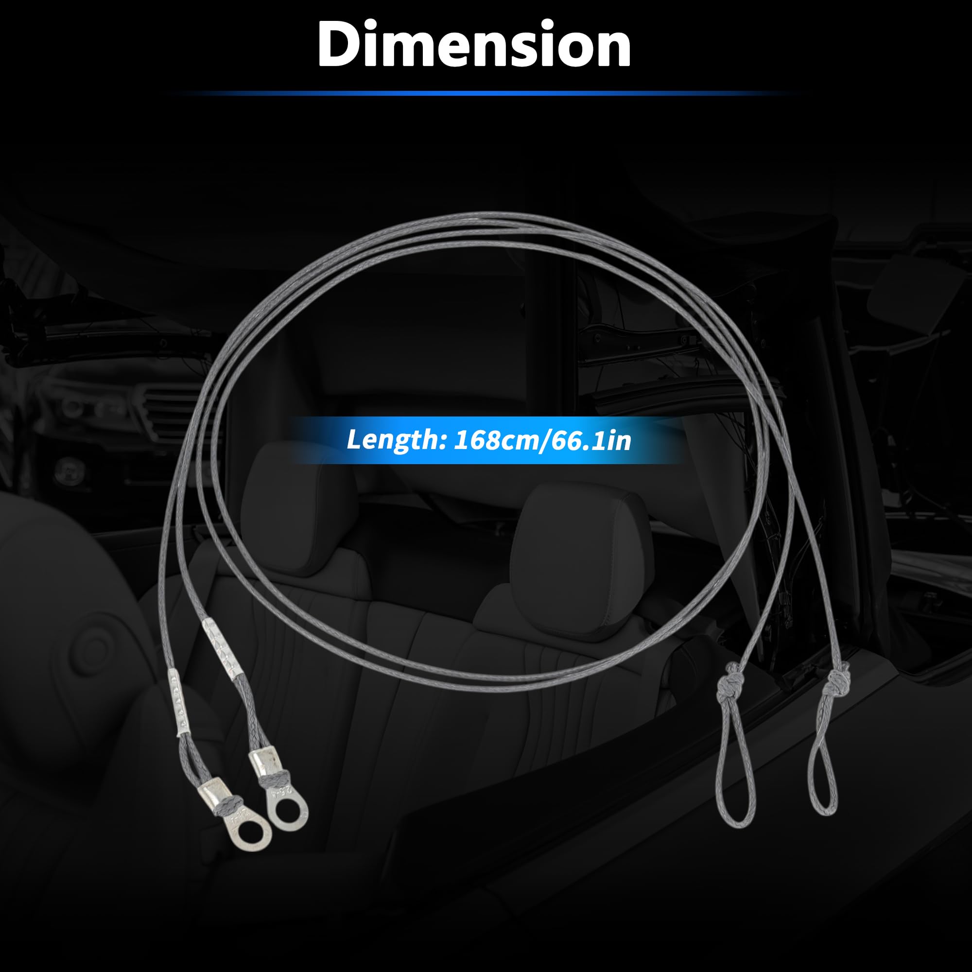 Verdeck-Spannseil für BMW E93 2005-2010 F33 F83 M4 LCI 2016-2019 M3 328i 335i 335is 428i 430i 435i 440i