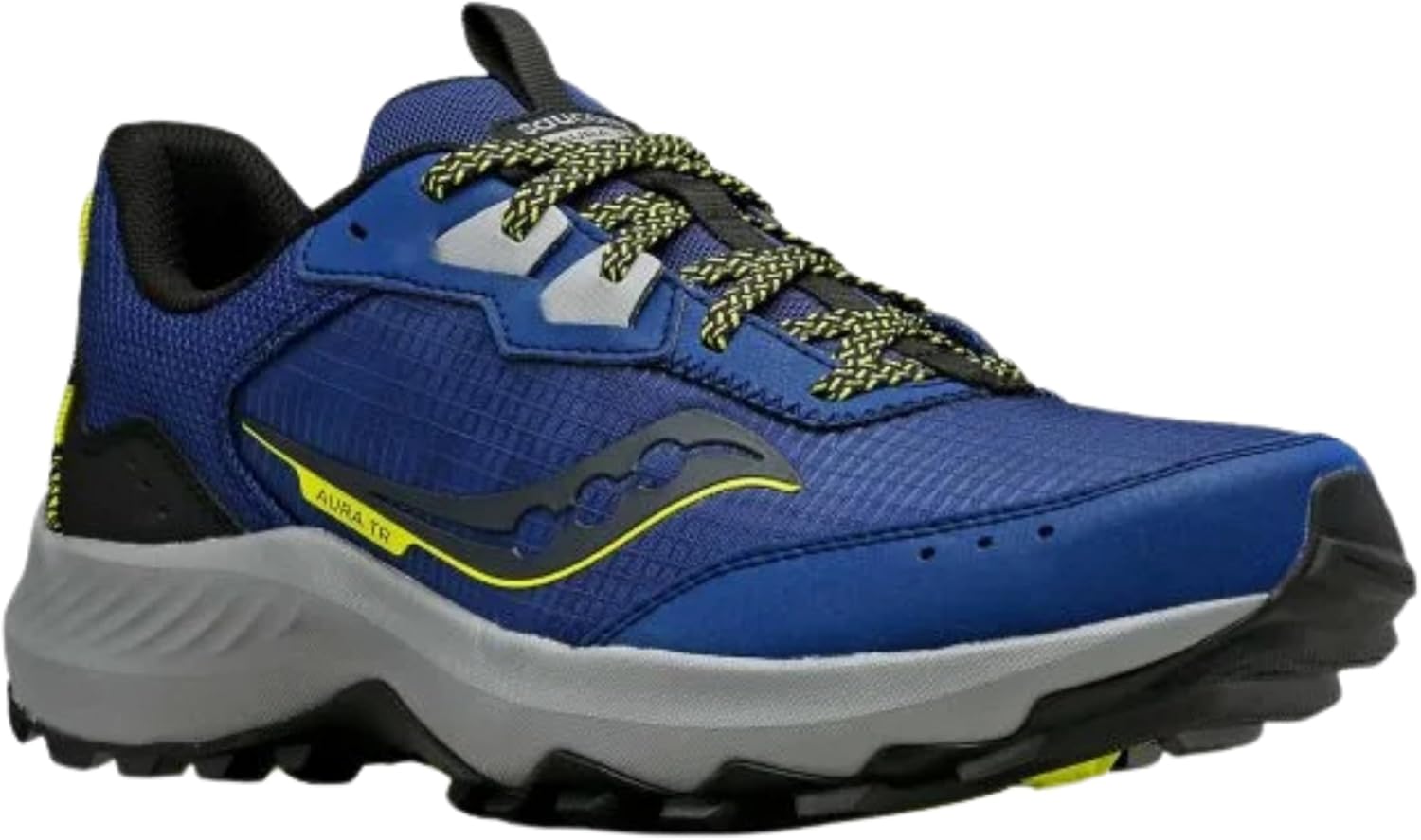 Saucony Men's Aura Tr Sneaker, Indigo/Black, - Image 4