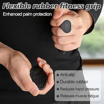 Gym Hand Grips, Anti-Slip Silicone Workout Grips, 2 Pcs Gym Hand Grips for Weight Lifting, with storage box, for Weight Lifting, Pull-Ups, Gym Training and Exercise, for Men and Women
