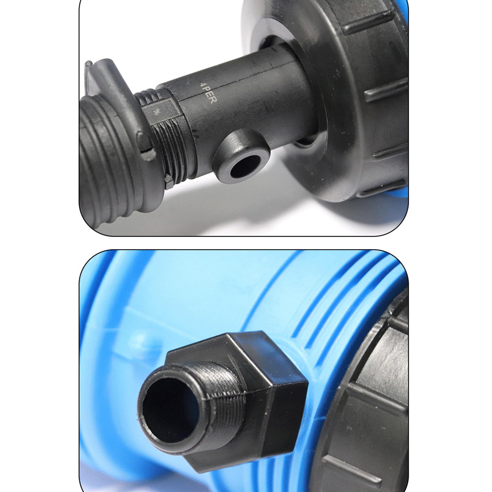 Inline Dosiermischer 3 / 4 Zoll NPT, wasserbetriebener 0, 4% bis 4% Proportional Injektor für Gartenbewässerung, Viehwasserleitungen und hydraulischer Mischer mit Proportional Injektor Dosierung auf
