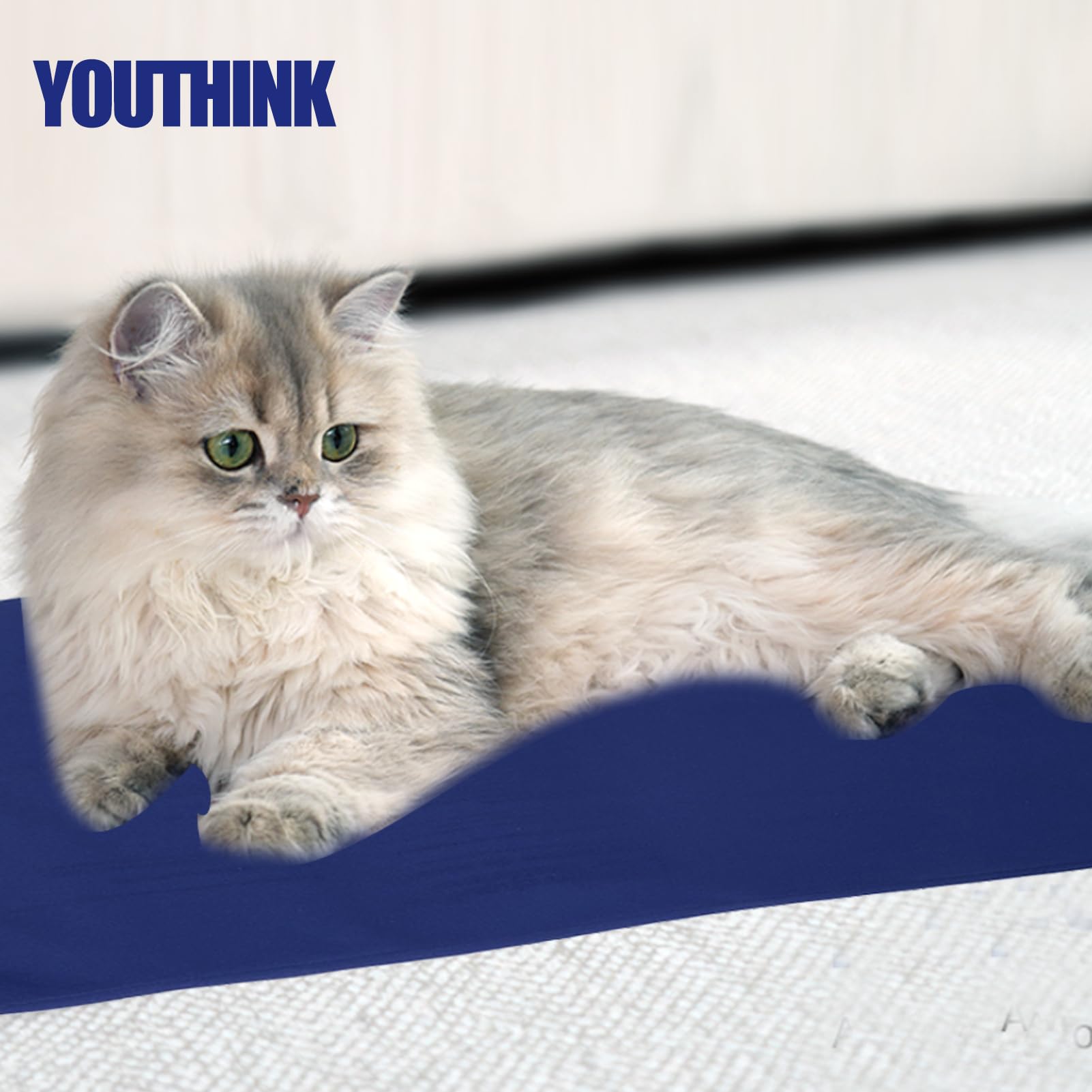 YOUTHINK Tappetino riscaldante per animali domestici per gatti Cani, Tappetino riscaldante elettrico per interni Tappetino riscaldante per animali domestici(Io B)