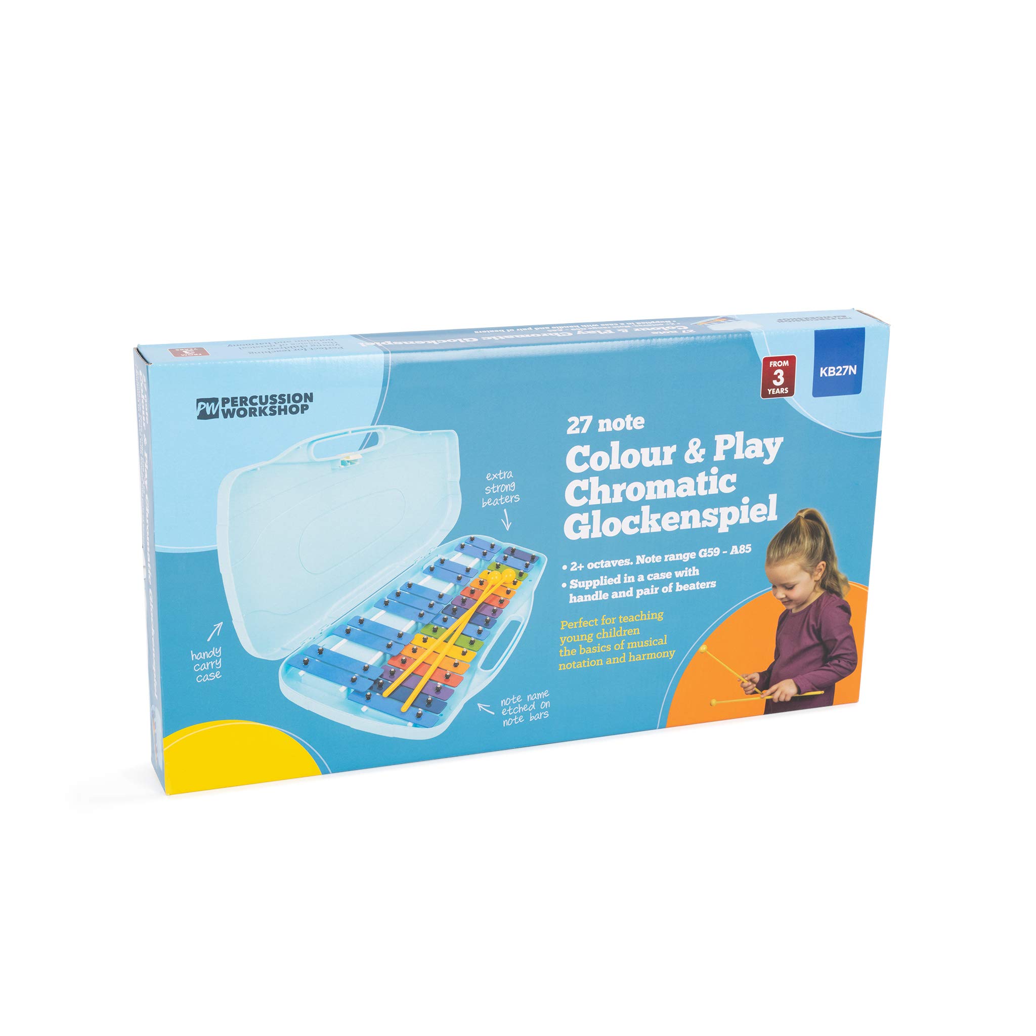 Glockenspiel cromatico 27 note con custodia