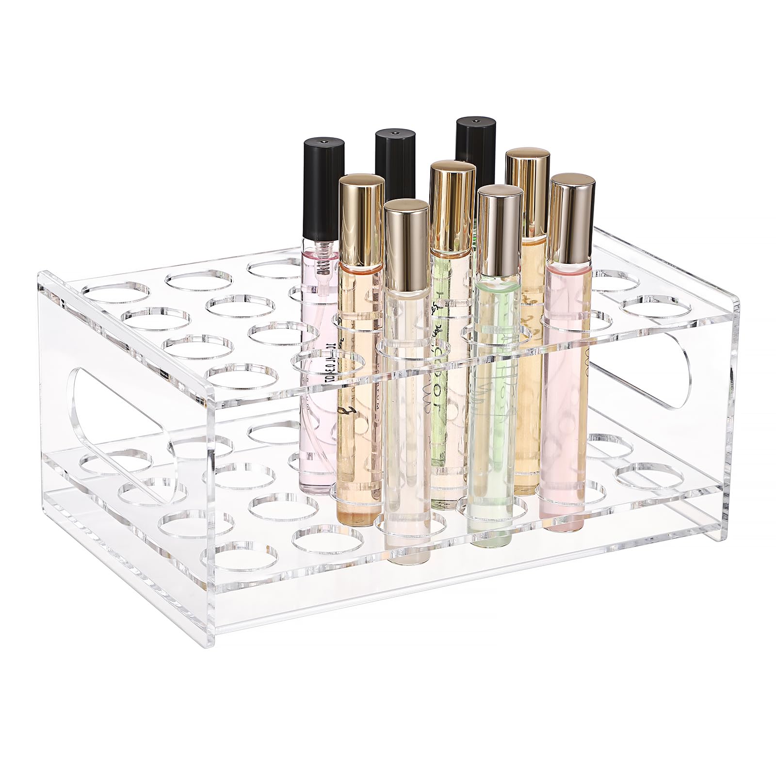 Amazon.co.jp: ELLDOO ローラーボール香水オーガナイザー、24スペース