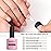 AIMEILI Hema Free Rubber Base Gel For Nails, Soak Off U V LED Clear Sheer Gel Nail Polish, 4 in 1 Nail Strengthen/Enhance/Base Coat/Color - (435) 10ml