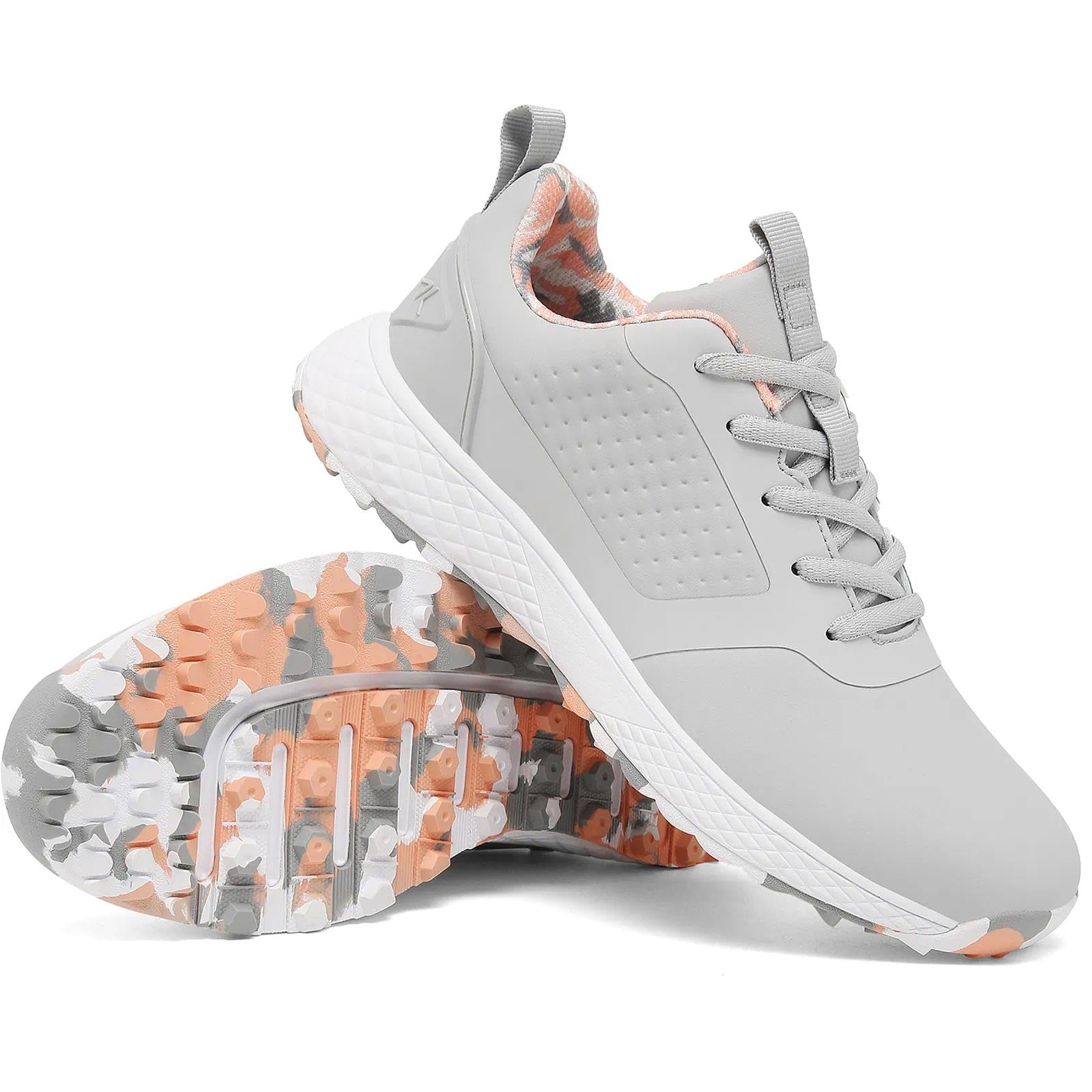 Women Golf Shoes Spikeless Waterproof Golf Sport Sneakers Size5-10-image-4