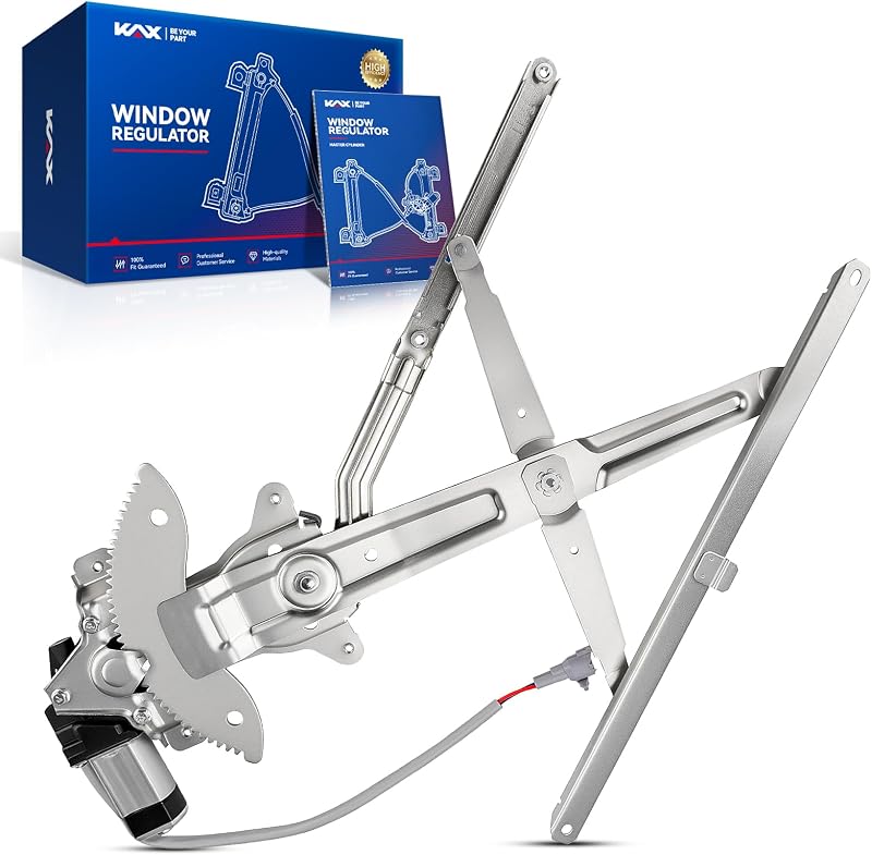 Máquina de vidro elétrica KAX 741-800 com motor de 2 pinos para Toyota Tacoma 1995 a 2004 – Dianteira direita