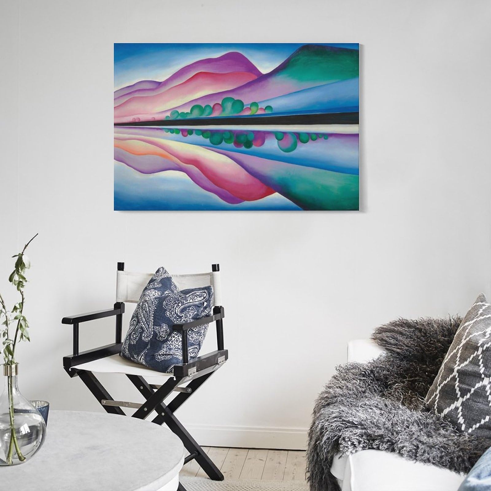専用 ia O'Keeffe アートポスター フレーム付き２点 Amazon.co.jp: Georgia O'Keeffe ジョージア・オキーフ 風景画 アート