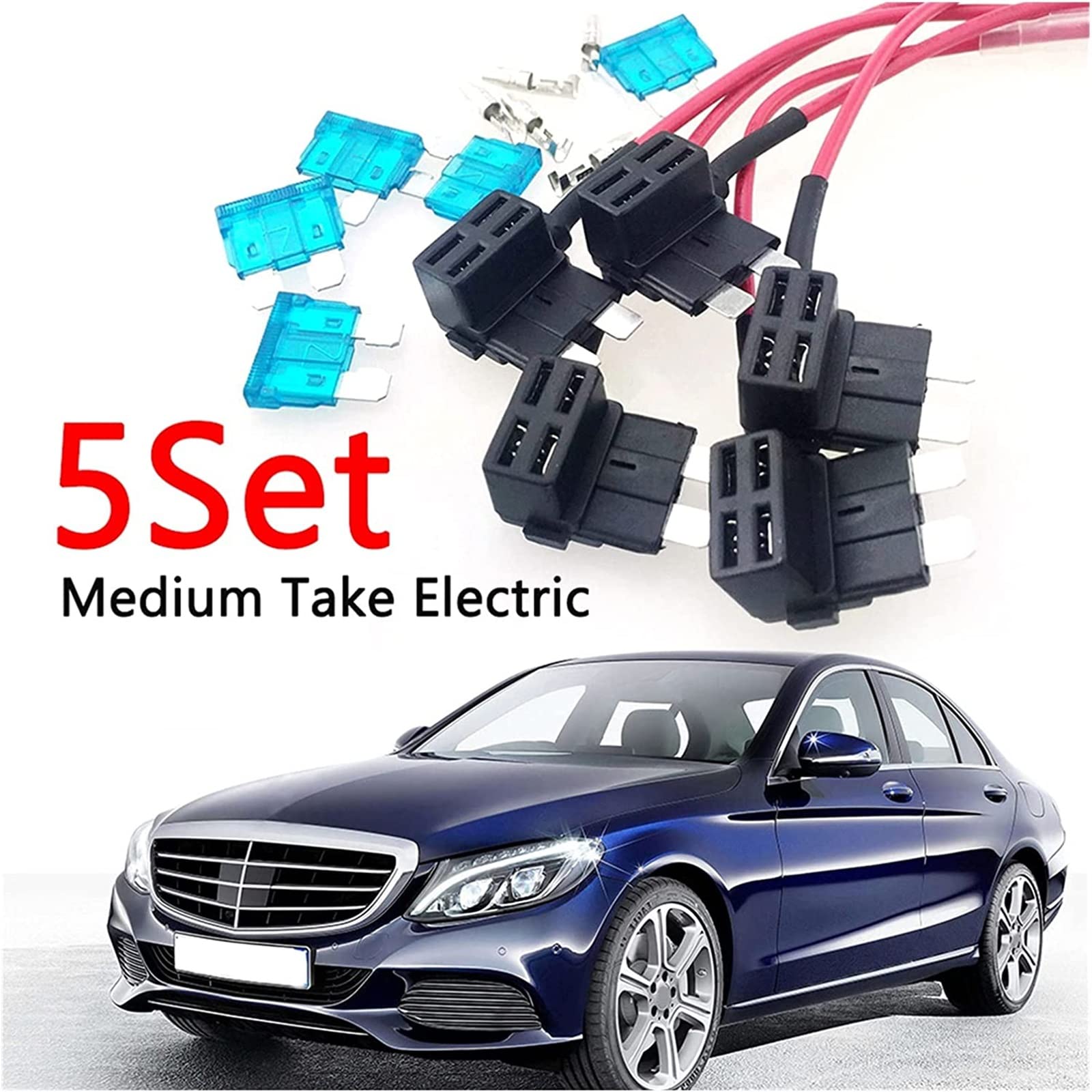 GUUZI 10 Pz 12-24 V Auto Add-a-Circuit Fusibile TAP