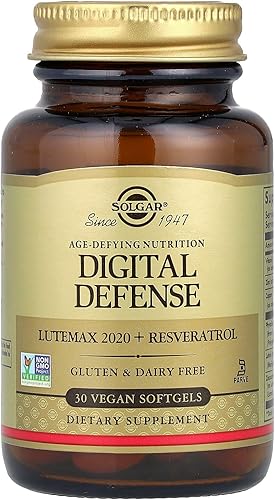 Miniatura 3 de Solgar Digital Defense - Suplemento de vitaminas y minerales para los ojos, apoya la salud ocular con vitamina C, suplemento de zinc y resveratrol,