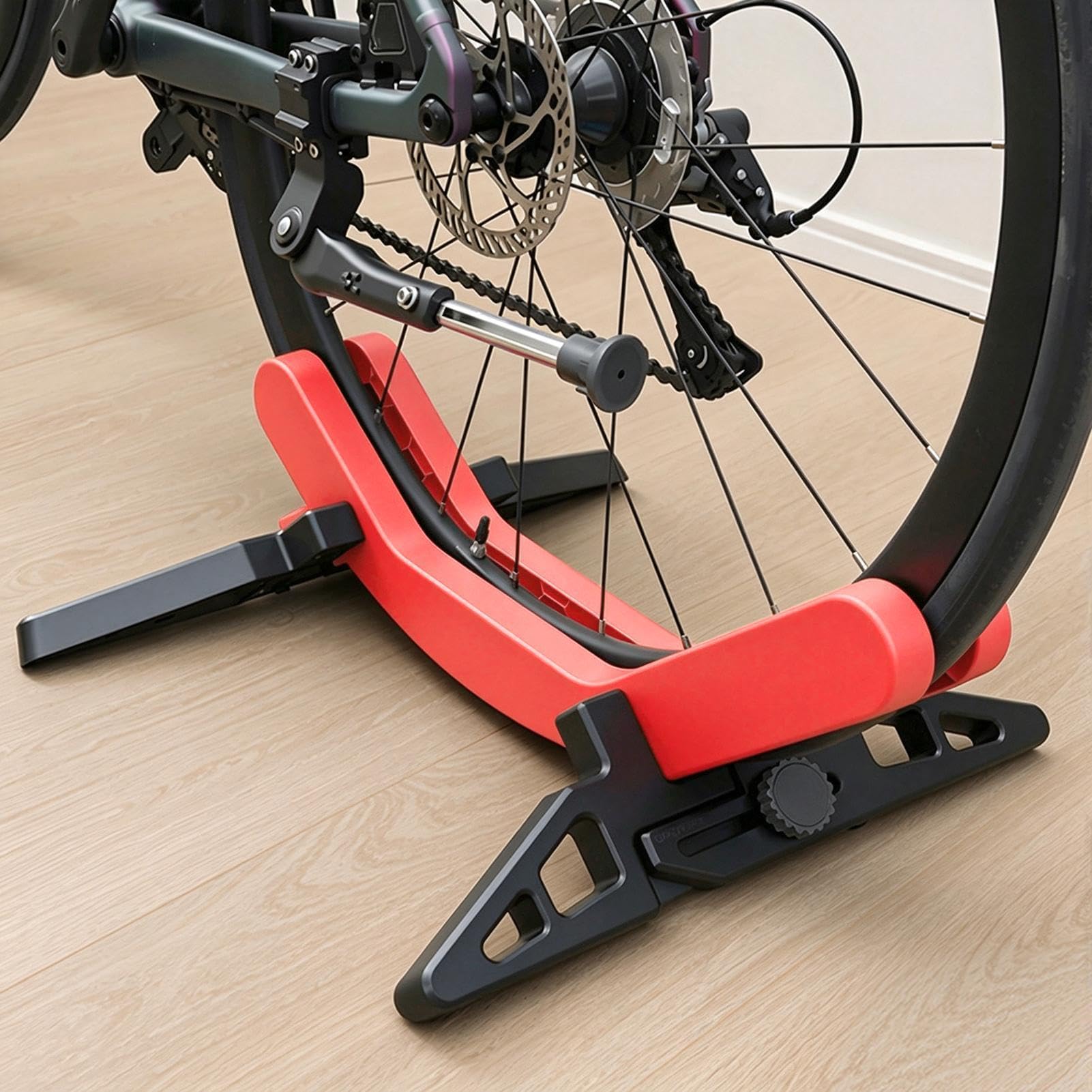 Béquille Vélo Pour Garage Rack À Pneu Robuste Réglable Stable Antidérapant