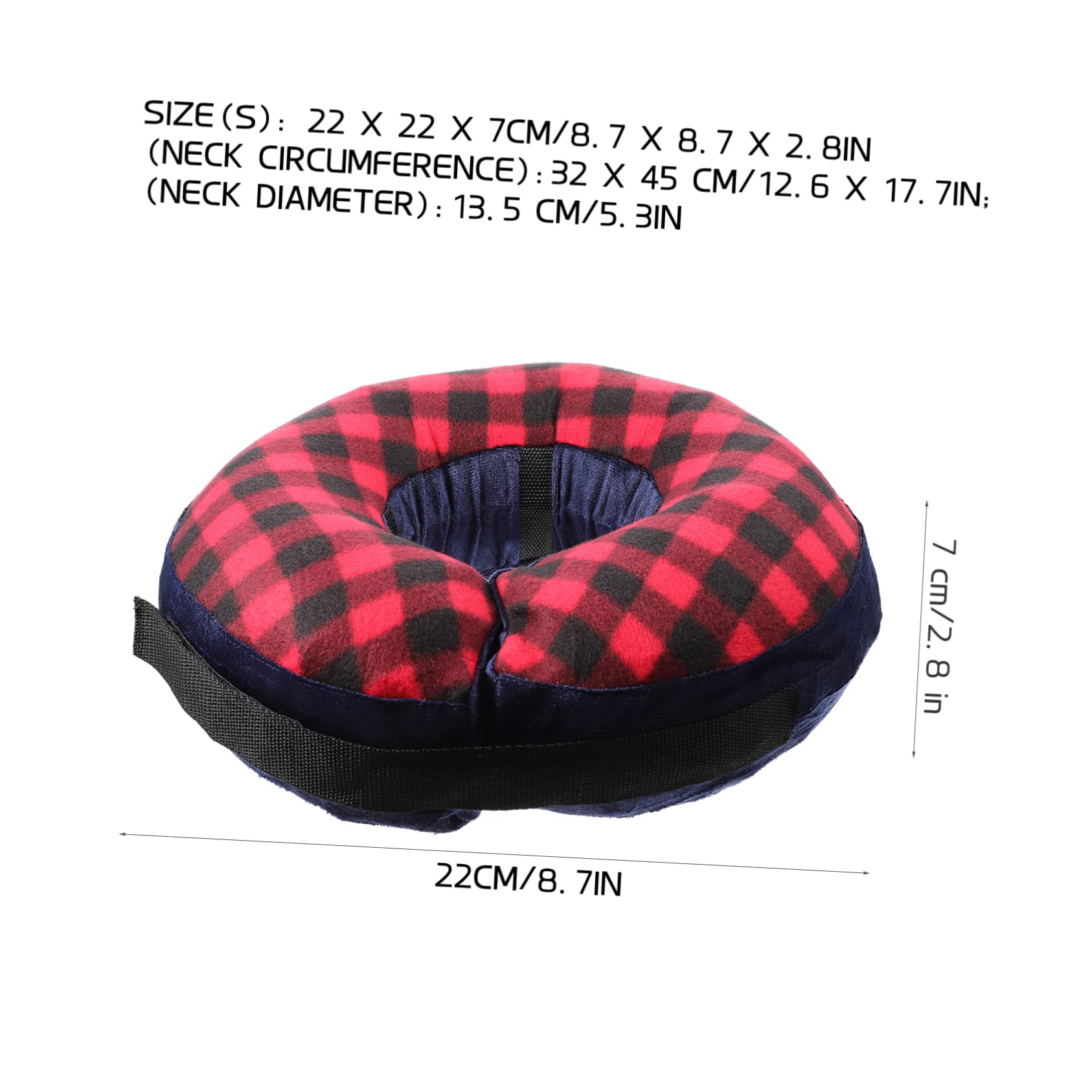Mipcase 3pezzi Collare Inflabile Per Canino Collare Protettivo Per Cani e Gatti Design Forma Di Donut e Lavabile Comfort Ottimale Per Post-operatoria e Degli Animali Domestici